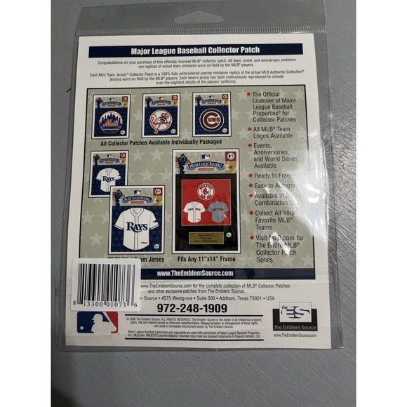 NEW YORK YANKEES: 2009 - WORLD SERIES EMBROIDERED PATCH NEW SEALED - Picture 2 of 3